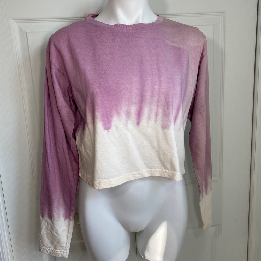 Isa & Ella Tie Dye Ombre Long-Sleeve Top
